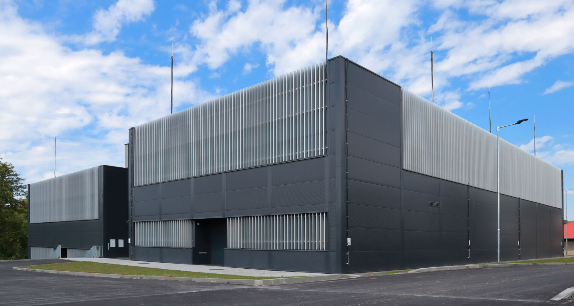 Moderní budova s unikátními a inovativními prvky